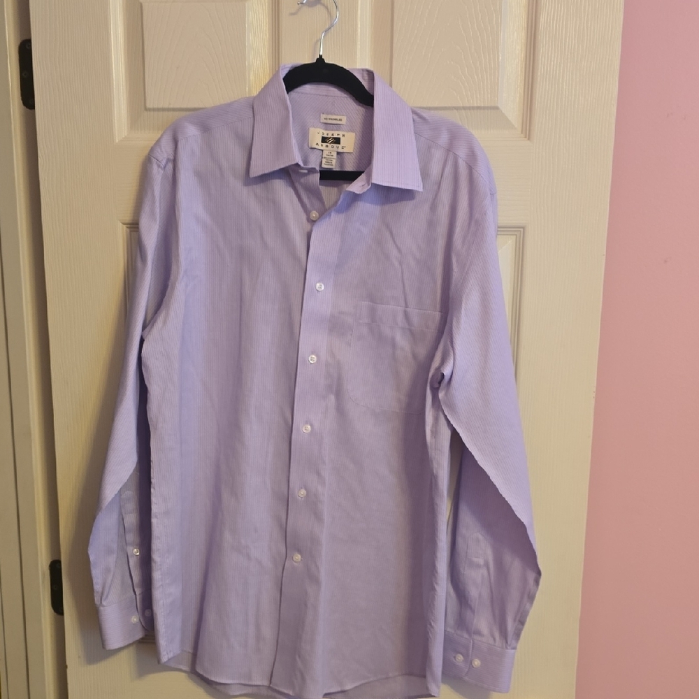 Joseph Abboud Light Purple Dress Shirt‎